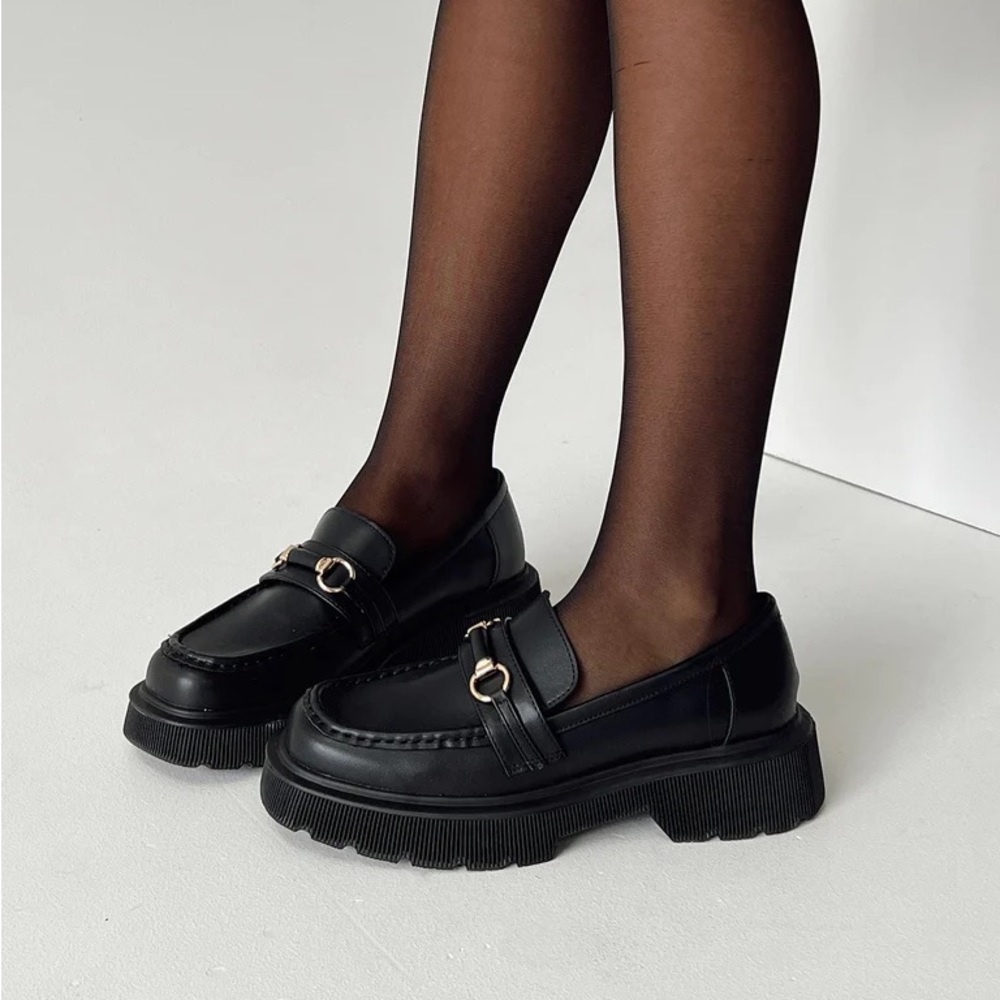 Princess Polly Welker Loafers Black